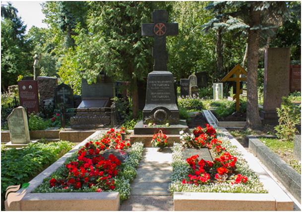 We continue our walk through the first section of the Novodevichy cemetery. (part four) - Novodevichy Cemetery, Story, Longpost, Celebrities