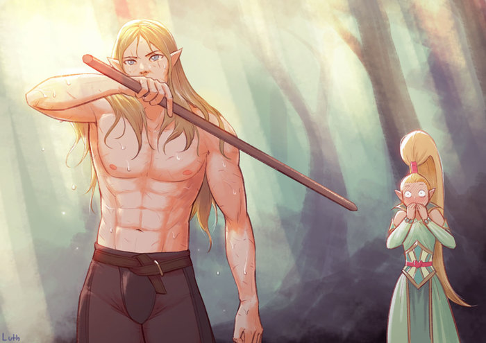 Alarielle ogling at Tyrion