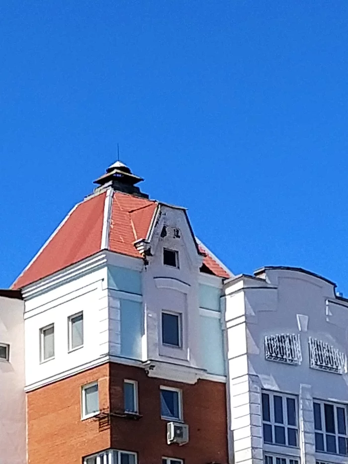 shy house - My, Pareidolia, It seemed, Illusion, The photo, Face, Stubbornness