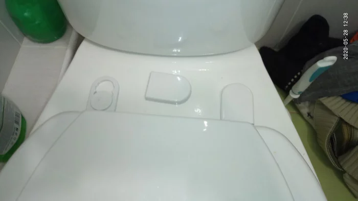 Household chores - toilet lid and seat - My, Toilet, Repair, Farm, Longpost