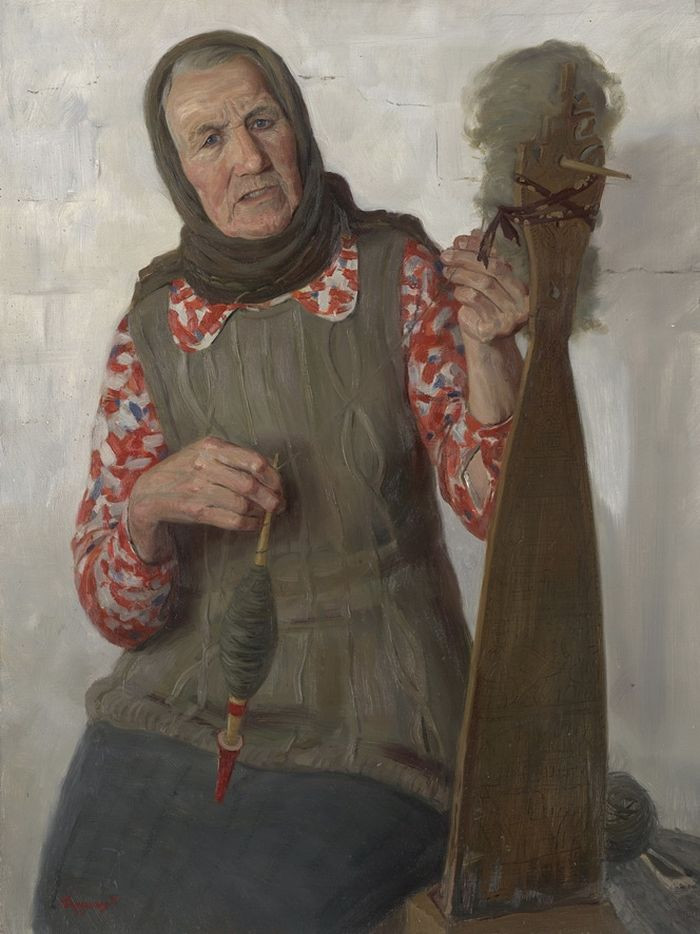 Painting by Tatyana Yushmanova - Art, Painting, Painting, A selection, Portrait, Elderly, Longpost