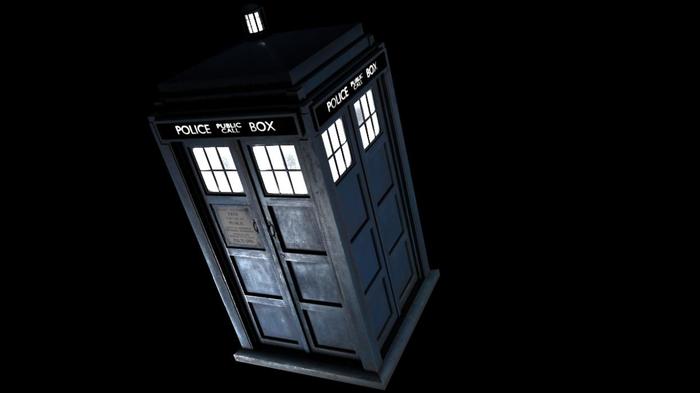 Tardis - My, TARDIS, Doctor Who, 3D modeling