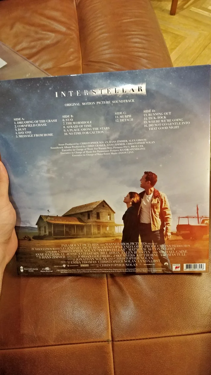 Vinyl record soundtrack for the film Intersrellar - My, Interstellar, Vinyl records, Longpost, Soundtrack