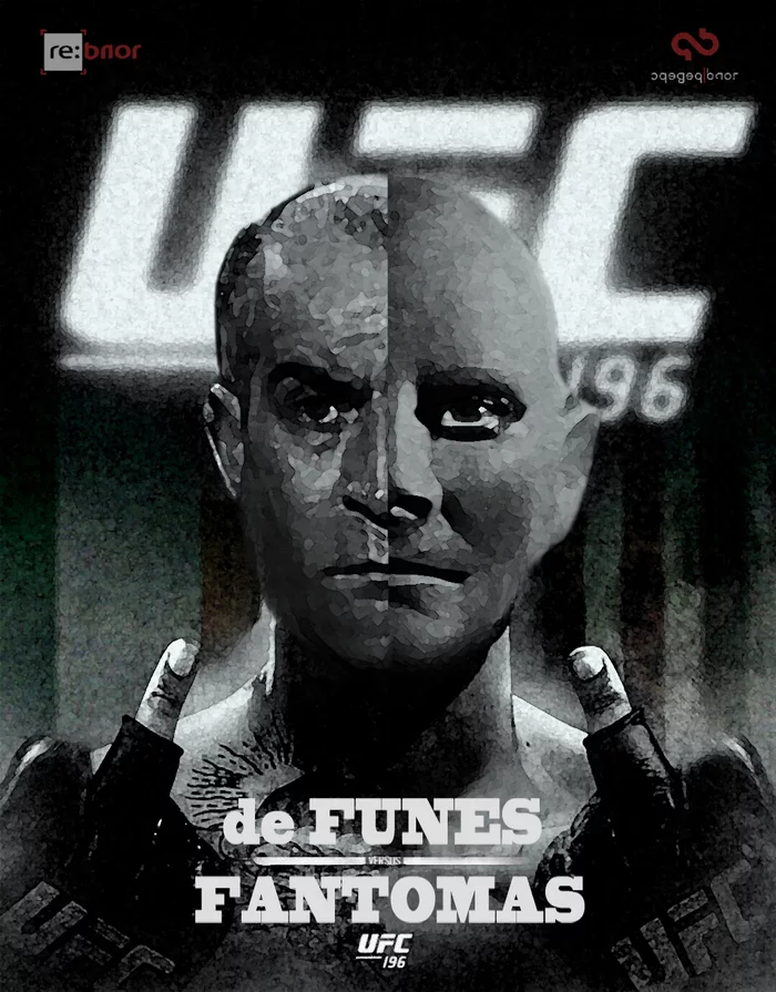 Re: creative. UFC posters. [vol.4] - My, MMA, Ufc, Poster, Creative, Humor, Harry Potter, Hercule Poirot, Fantomas, Longpost