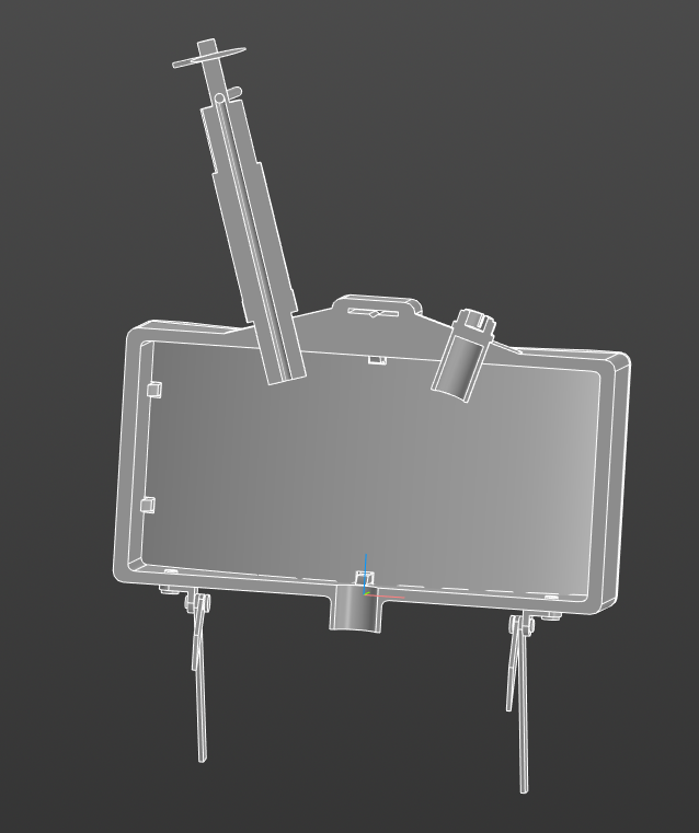 Model based on an exclusive Wi-Fi router - My, 3D modeling, Mon-50, Longpost