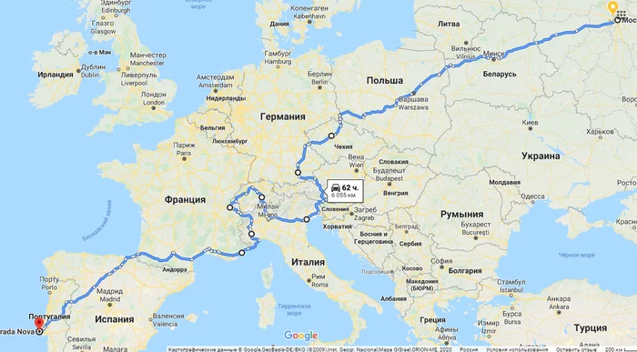 Летом 2019 года я с пацанами купил Жигули Четверку за 19 тысяч и поехал на ней в Лиссабон Путешествия, Путешествие в Европу, Длиннопост, Жигули, Автопутешествие