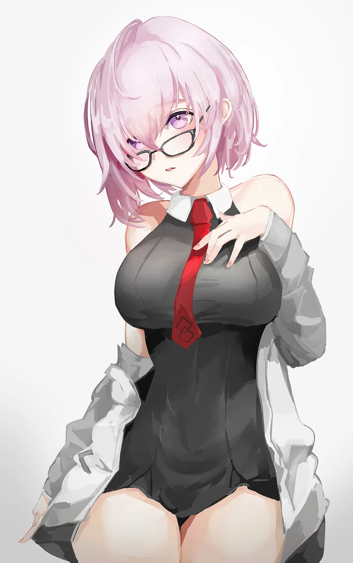 Mash - Anime art, Anime, Fate, Fate grand order, Mashu Kyrielight, Glasses