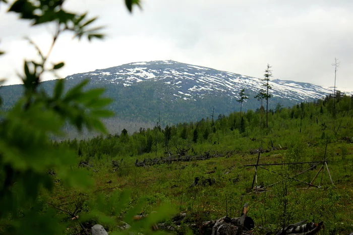 Happy first day of summer! - My, Nature, beauty of nature, The mountains, Snow, Northern Ural, Summer