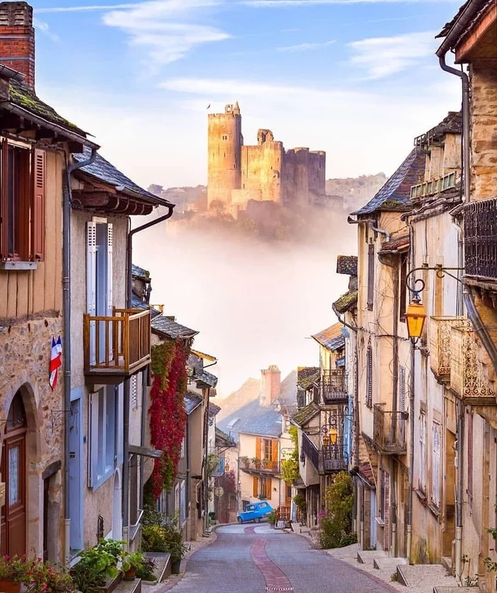 Village and fortress Najac. France - France, Travels, Locks, Fortress, Video, Longpost