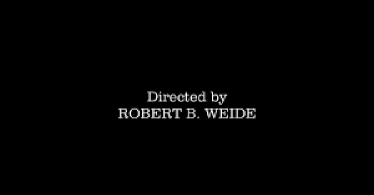 Ноты directed by robert. Directed by Robert. Мем титры Robert b Weide gif.