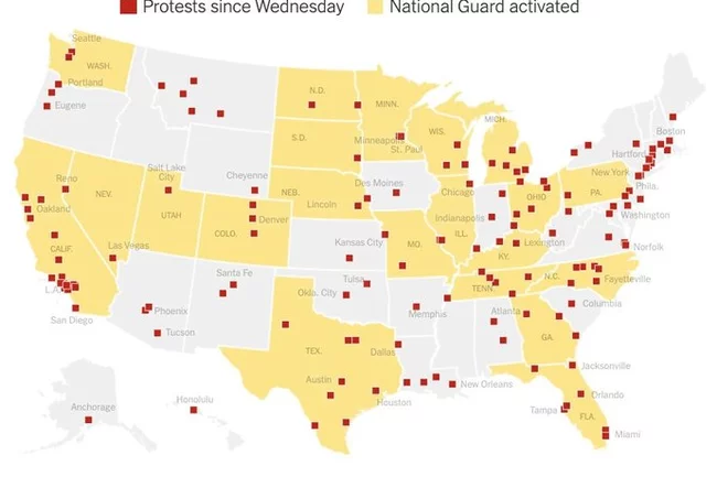 Coronavirus and protests in the USA - My, USA, Disorder, Coronavirus, Expectation, Mat, Death of George Floyd