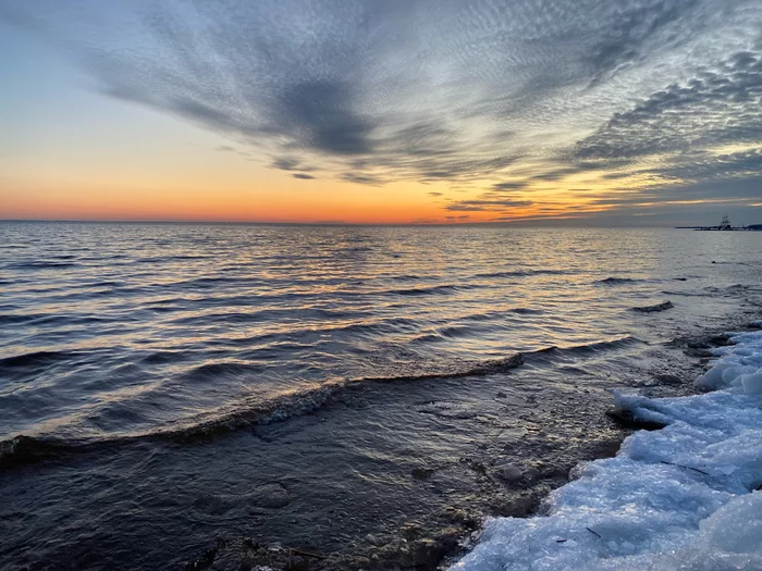 The Gulf of Finland. March 2020 - My, Saint Petersburg, The Gulf of Finland