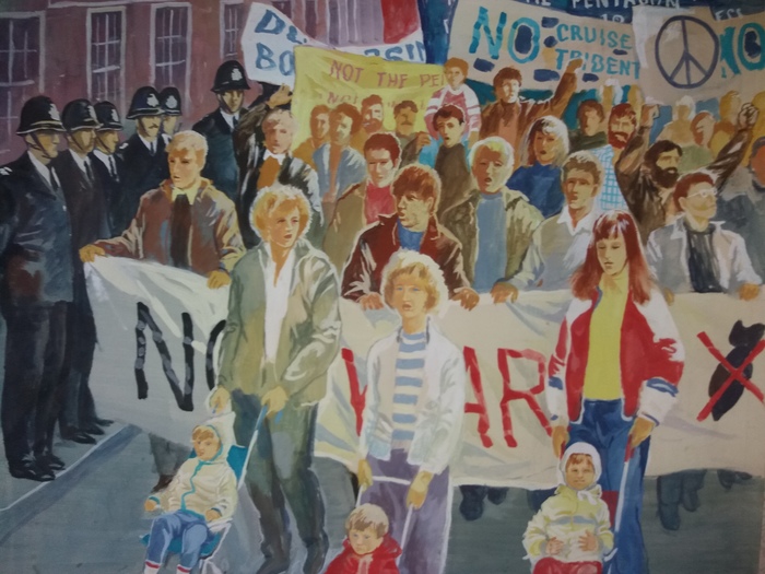 Какие разные протесты и полицейские Протест, 1984, Мир, Иммигранты