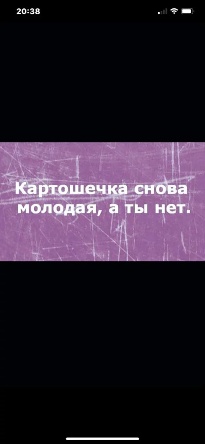 Eh, youth, were you there or weren’t you? - Youth, Old age, Potato, Longpost