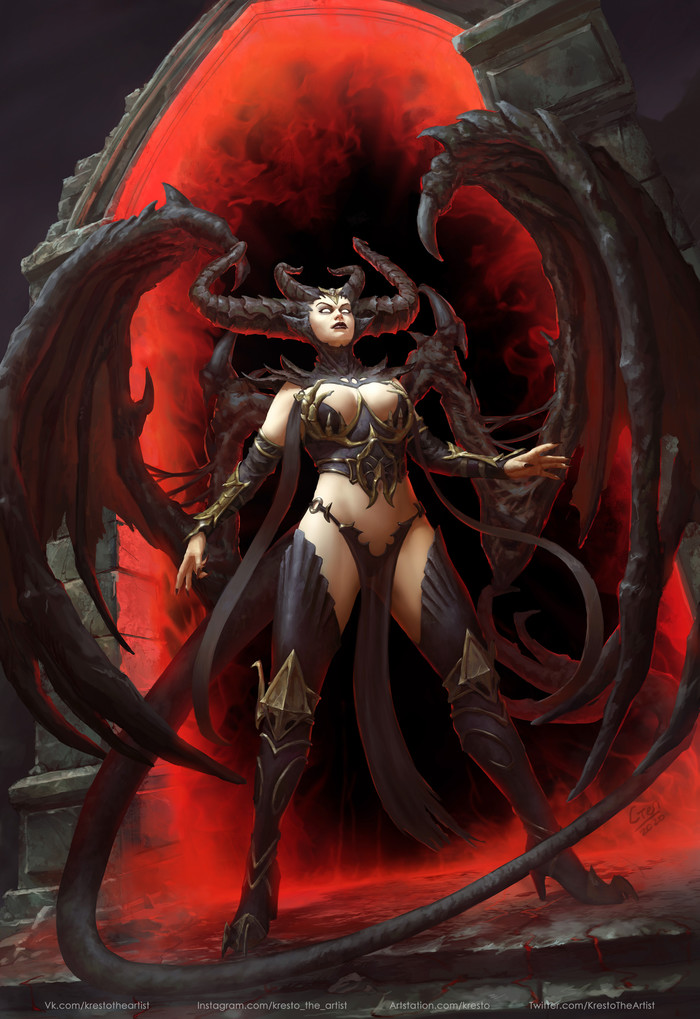 Lilith. From the Void , , ArtStation, Kirill Stepanov