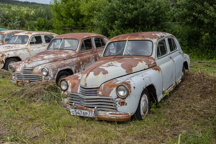 Museum of Soviet auto junk in the Tula region - My, Auto, Story, Tula region, Retro, Retro car, Video