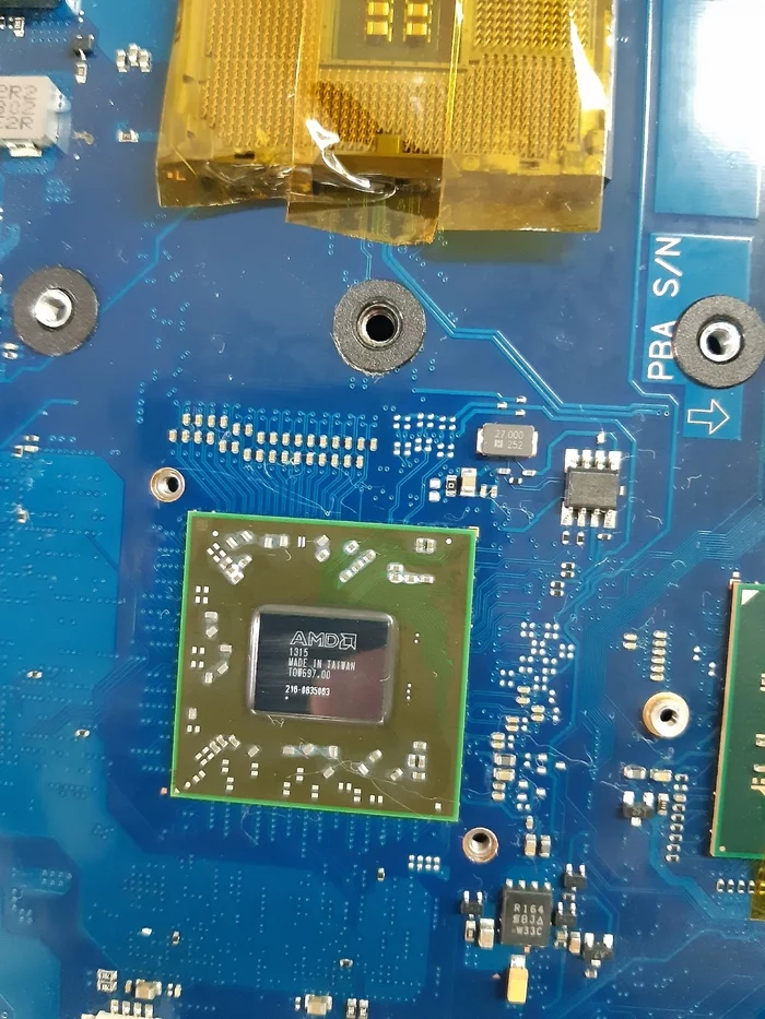 Repair of Samsung mono block dp700a7d...replacement of amd video chip 216-0835063 - My, Computer Repair, Laptop Repair, Repair, Longpost