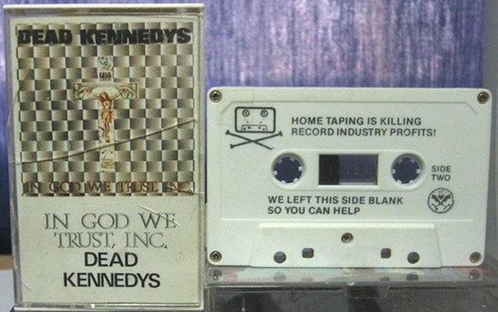 Old cassette of hardcore punk band Dead Kennedys - Cassette, Retro, Punk rock, Dead Kennedys, Piracy, Recording, Blank