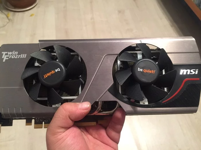 Fan repair for HD7970 - My, Video card, AMD Radeon, Fan