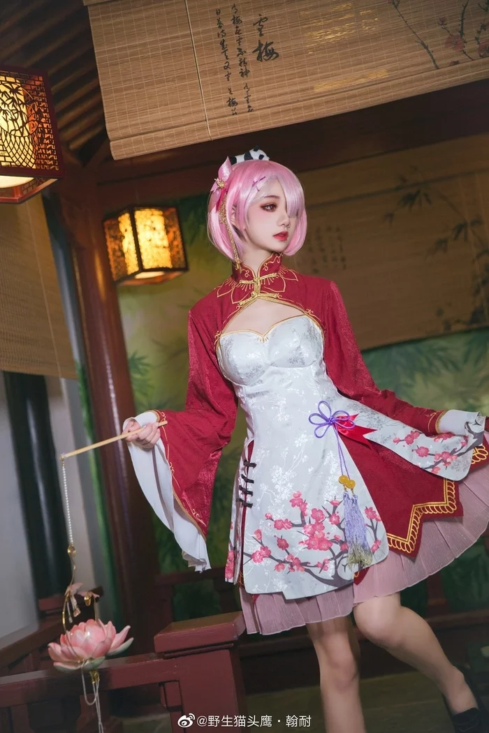 Ram & Rem cosplay Косплей, Ram, Rem, Re:Zero Kara, Аниме, Девушки, Длиннопост