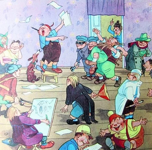 Here are more obscure images of famous characters - Humor, Illustrations, Longpost, Images