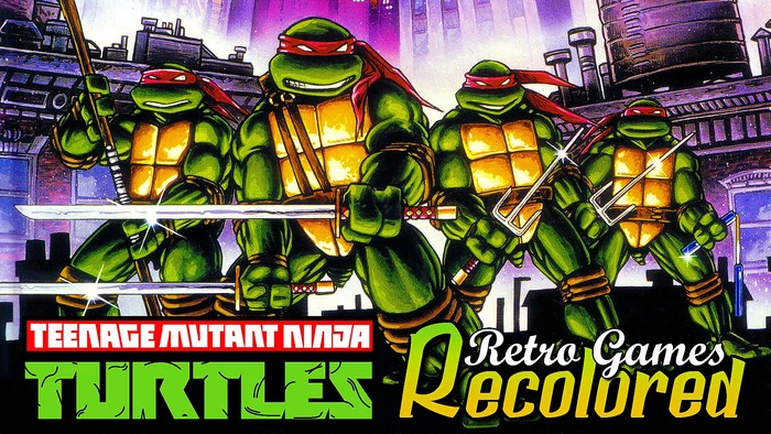 Teenage Mutant Ninja Turtles - Recolored (8-Bit) Best of Arcade Games