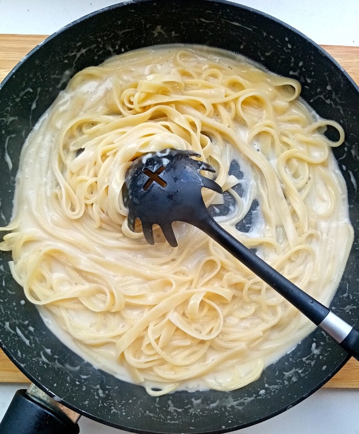 Макароны с творогом и сыром на сковороде рецепт с фото