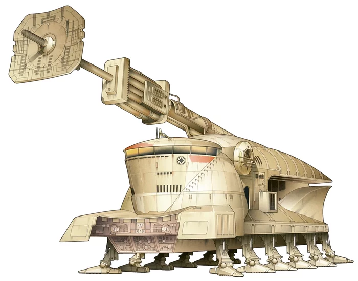 Lego Star Wars SPHAT (Lego Star Wars Clone Artillery) - My, Lego, Star Wars, Constructor, Games, Ldd, Toys, Longpost