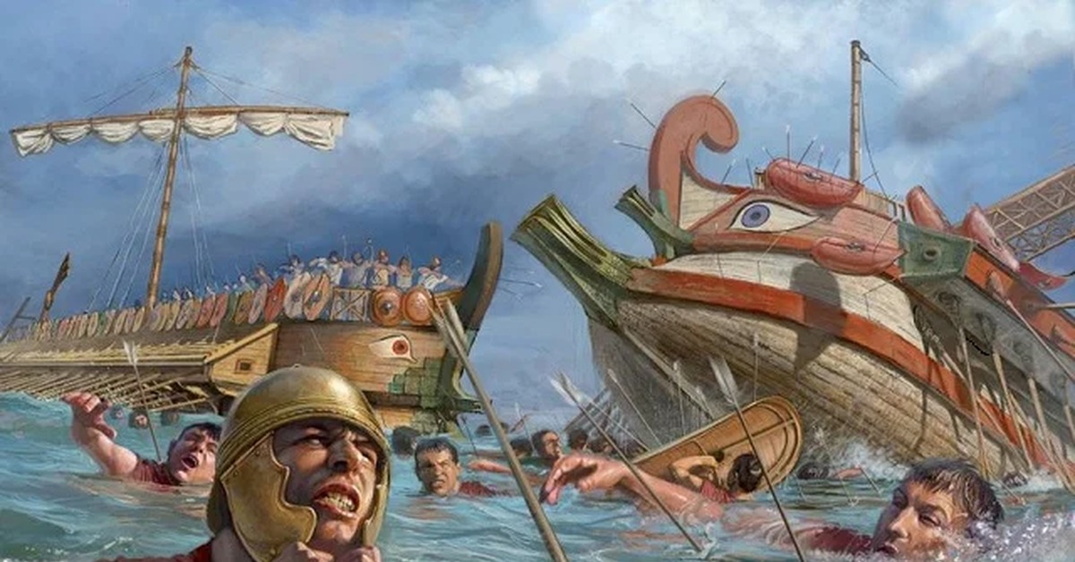 Сообщение о 1 морской победе римлян