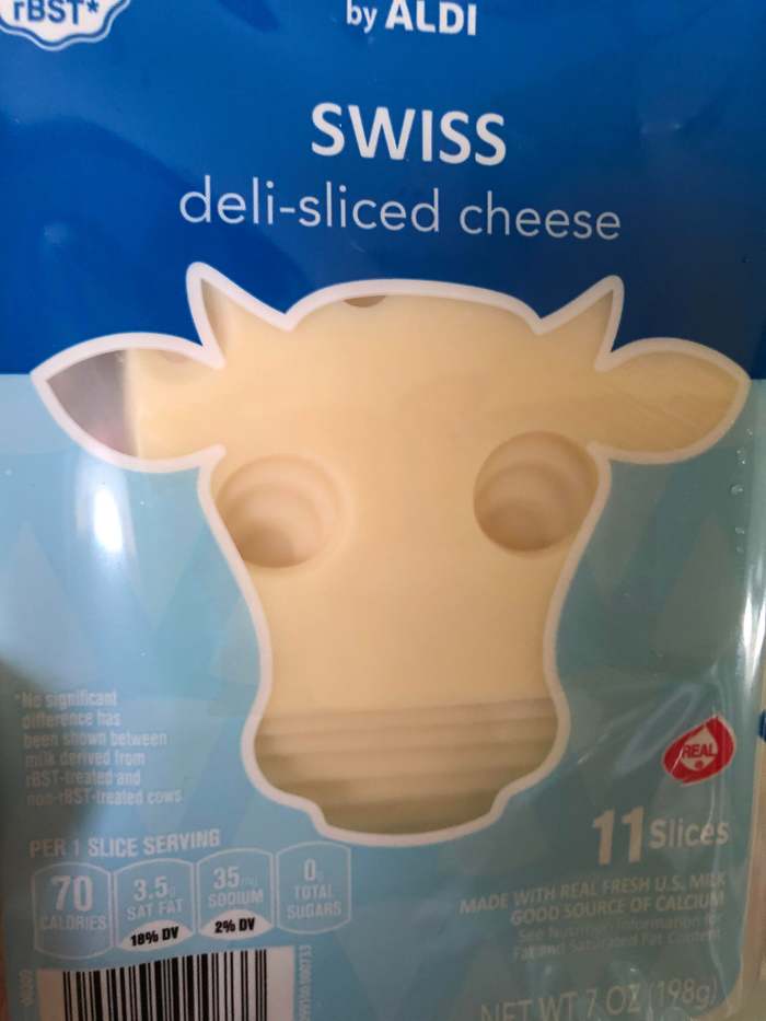 Gorgeous sliced ??swiss cheese - Design, Cheese, Slicing, Cow, Package, From the network
