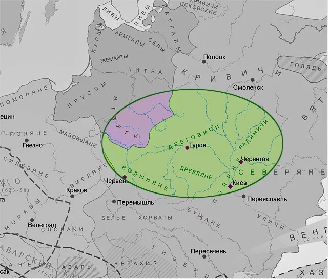 Кривичи карта расселения