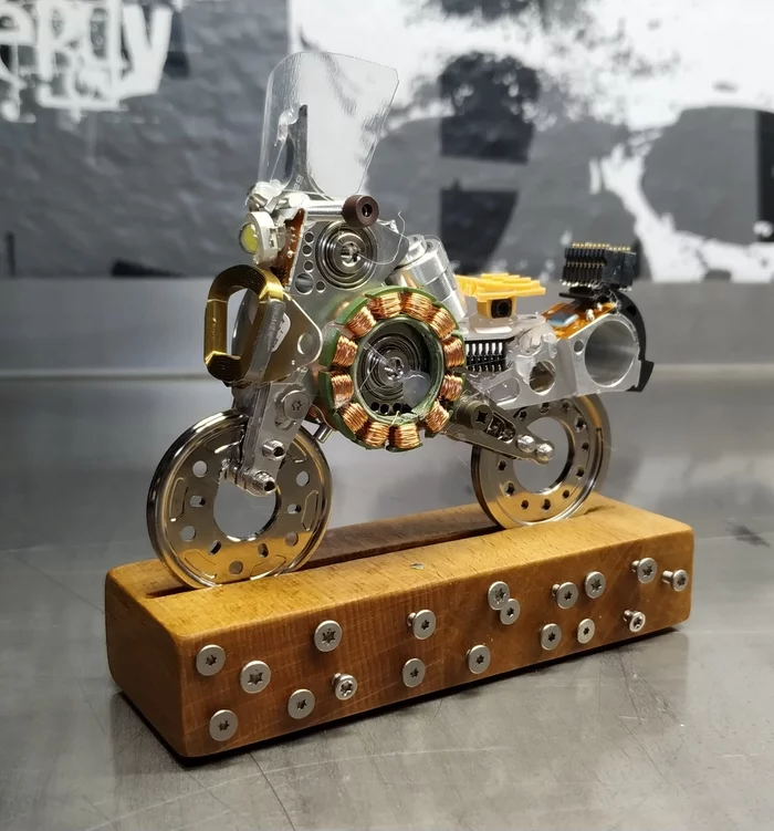 Bike made from scrap - With your own hands, Moto, Needlework without process, Video, Longpost