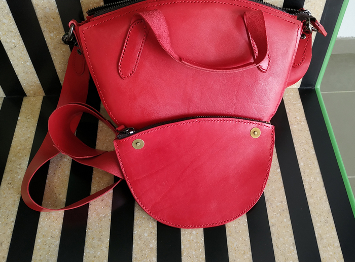 Сумка женская. Натуральная кожа Женская сумка, Рукоделие, Ручная работа, Кожа, Тренд, Длиннопост, Рукоделие без процесса