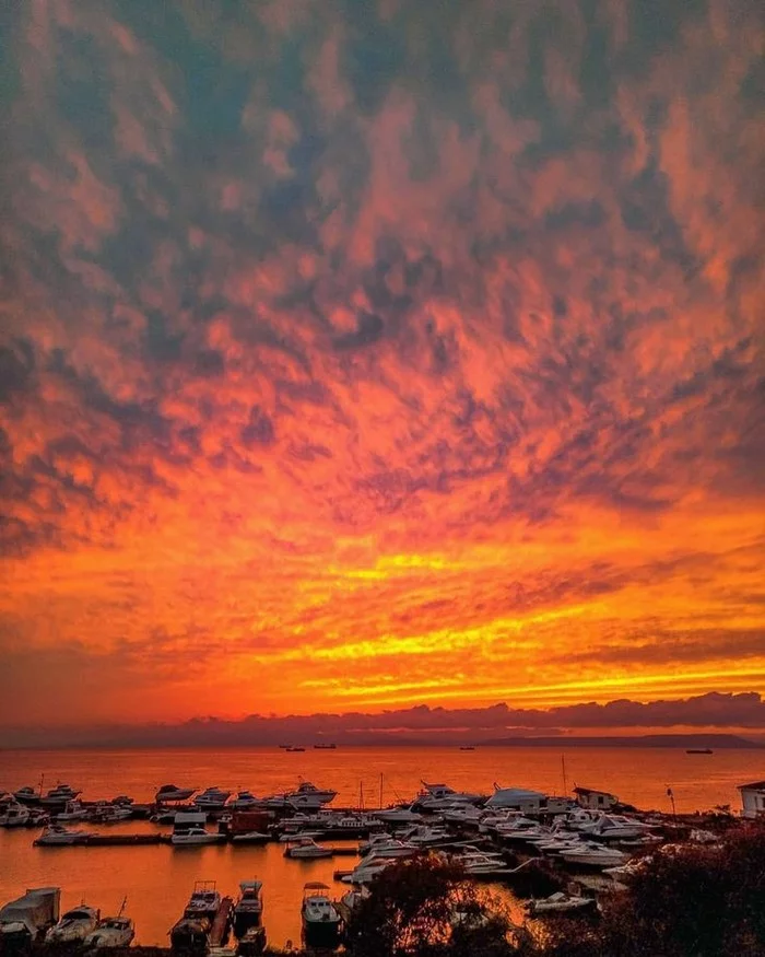 Dawn, pier - dawn, Berth, Sea