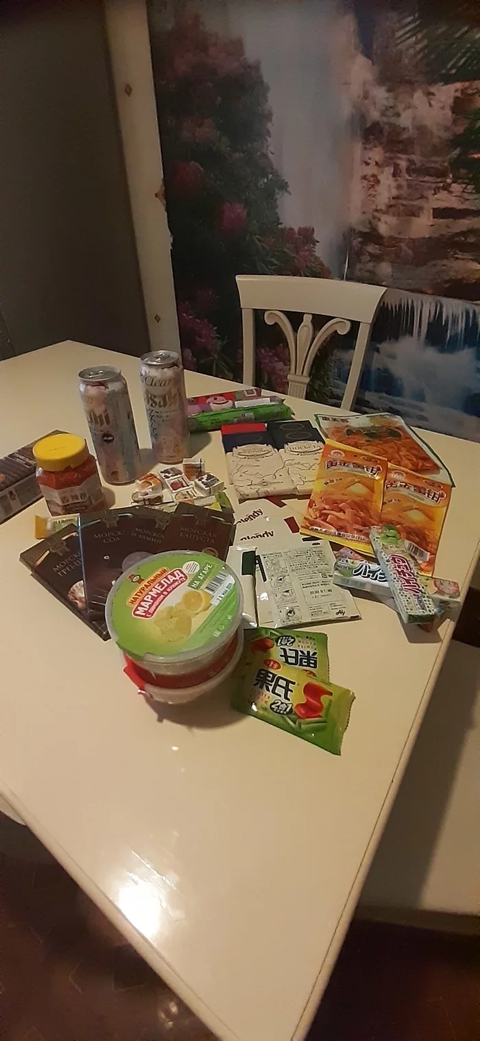Посылка из Большого Камня - Моё, Обмен подарками, Посылка, Шоколад, Еда, Кот, Длиннопост, Отчет по обмену подарками