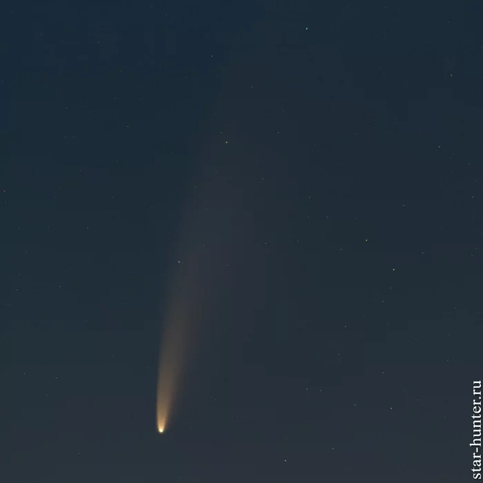 Comet C/2020 F3 (NEOWISE), July 10, 2020, 03:20 - My, Comet, Astrophoto, Astronomy, Space, Starhunter, Anapa, Anapadvor, Neowise