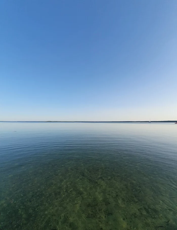 Lake Naroch - My, Naroch, Republic of Belarus, Lake, Mobile photography, The photo