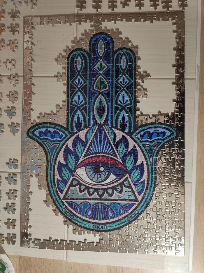 Hamsa puzzle - My, Tag for beauty, Puzzle, Self-control