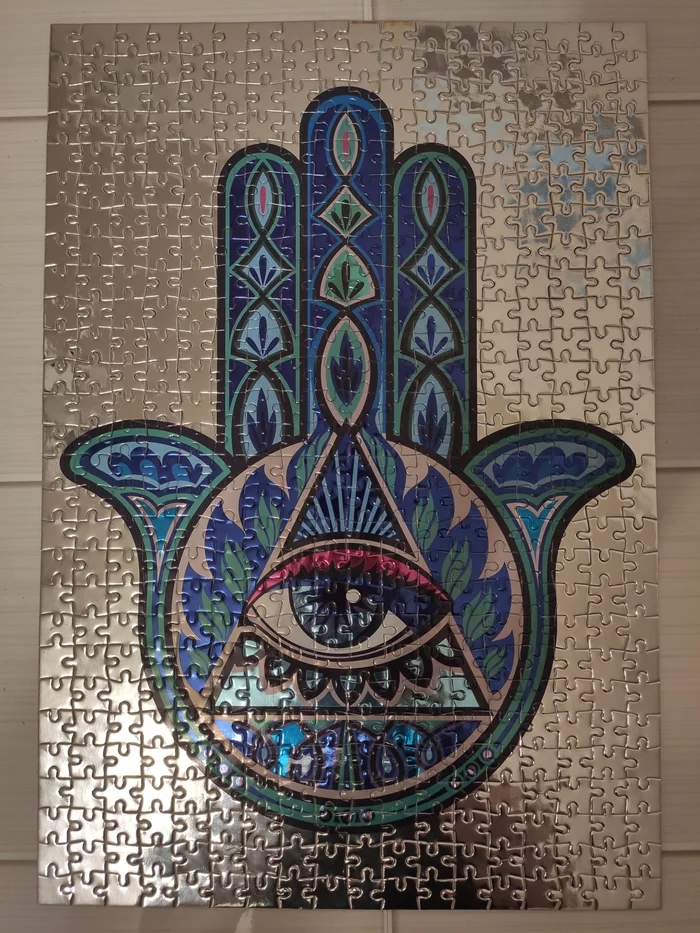 Hamsa puzzle - My, Tag for beauty, Puzzle, Self-control