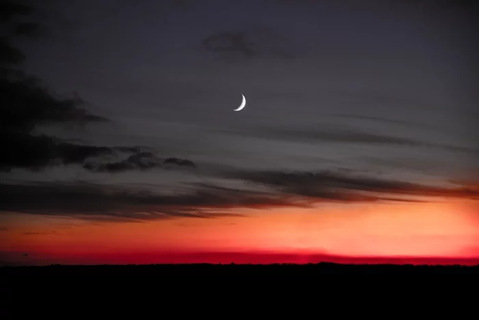 Dedicated to sunset lovers - My, Sunset, moon, I want criticism