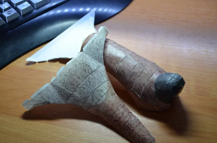Scrat саблезубая крысобелка - Моё, Papercraft, Скрэт, Мультфильмы, Своими руками, Бумажный моделизм, Ледниковый период, Длиннопост, Рукоделие с процессом, Ледниковый период (мультфильм)