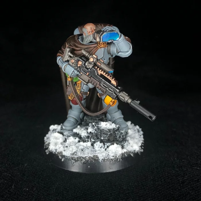Space Wolves Eliminators ready for action - Моё, Wh miniatures, Warhammer 40k, Primaris Space Marines, Space wolves, Хобби, Миниатюра, Loyal Space marines, Длиннопост