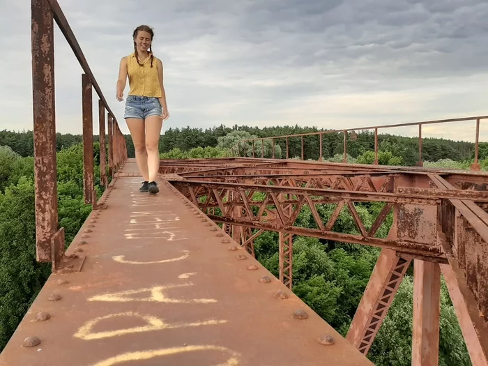 Quarantine travel - Day 36. The railway bridge and the terribly charming courtyards of Kursk - My, Kursk, Eagle, Bridge, Sejm, Travel across Russia, Budget travel, Tinder, Longpost