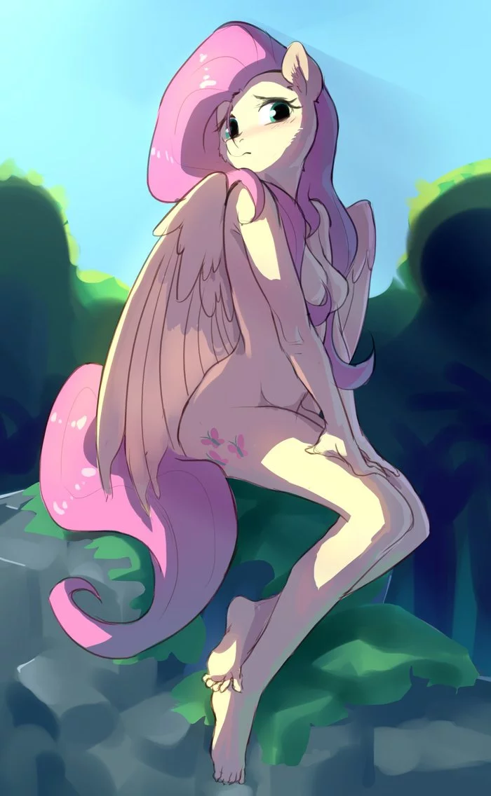 Shy - My little pony, MLP Edge, Fluttershy, Anthro.