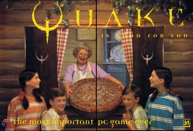 Гениальная реклама Quake 1996 года: сбивает с толку, предсказывает будущее, все еще работает - Quake, Microsoft, Билл Гейтс, Реклама, Олдскул, Видео, Длиннопост