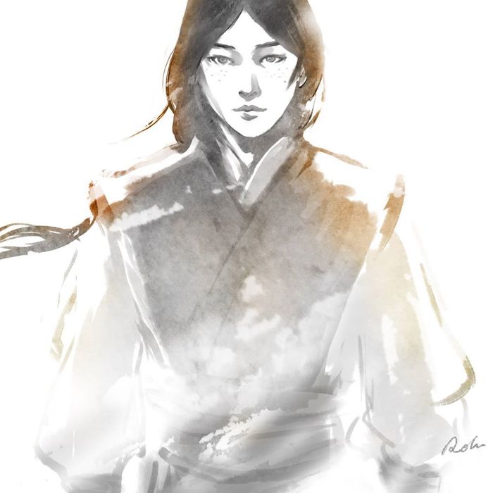 Kyoshi without makeup. By Rola Chang - Avatar: The Legend of Aang, Kyoshi, The Rise of Kyoshi