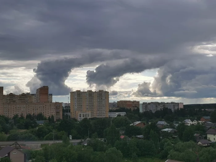 Clouds - My, Clouds, Unusual, beauty, Nakhabino, Moscow region