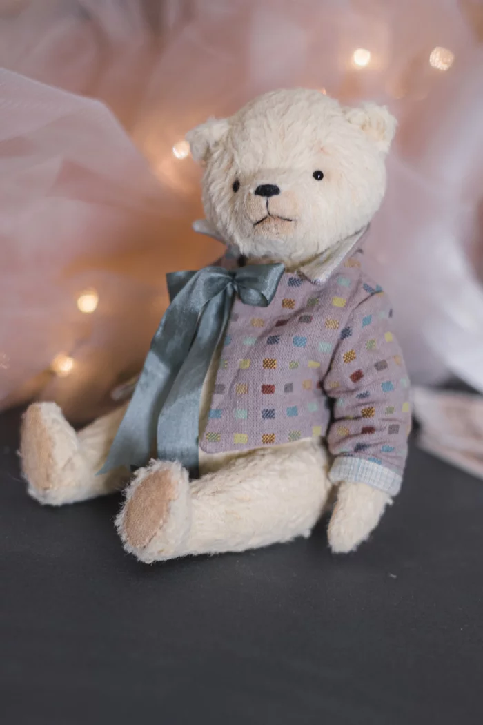 August - My, Teddy bear, Needlework without process, Author's toy, The Bears, Longpost