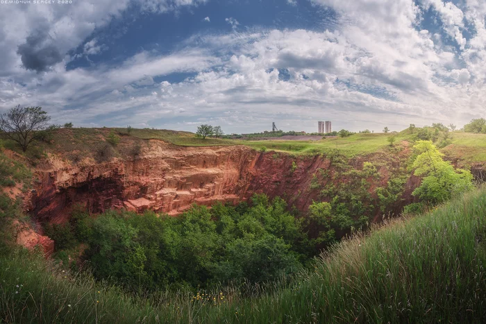 Proval) - My, The photo, Landscape, Danger, Failure, Funnel, HDR, Depth