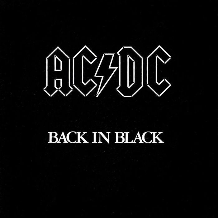 40   AC/DC "BACK IN BLACK" AC DC, ,  , Back in Black, 40+,  , , 